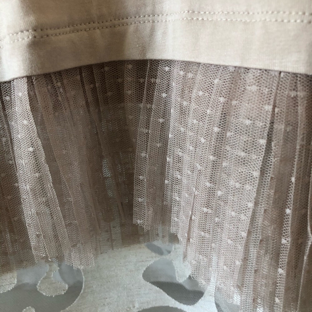 Logo Layers QVC Lori Goldstein tank chiffon trim